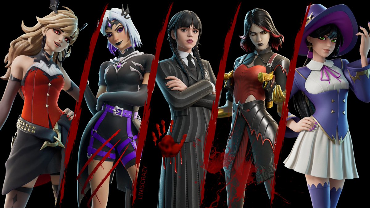 LinIsCrazy's tweet image. Fortnitemares skin of choice giveaway!
🏆 2 winners
To enter:
✅ Follow Me & @Spider_859
🩷 Like this post
♻️ Retweet this post
💬 Comment which skin you want most! (doesn't have to be in the image)
Ends in 72 hours 🔥
Good luck, everyone! 🩷