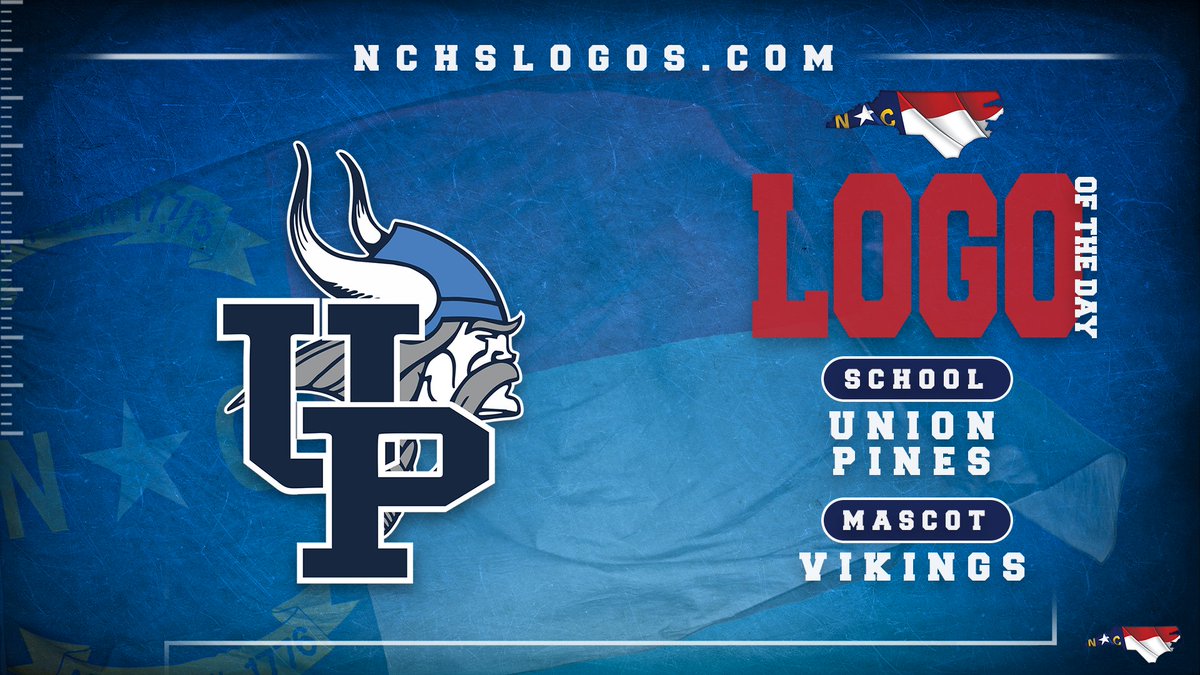For our #NCHSLogoOfTheDay, we'll head back to Moore County to✔️out the Union Pines Vikings 🟦⬜️⚔️

<a href="/UPHS_Football/">Union Pines Viking Football</a> <a href="/UPHSBball/">UPHS Men’s Basketball</a> <a href="/UPHS_Baseball/">Union Pines Baseball</a> <a href="/UPHSWB/">UPHS Women’s Basketball</a> <a href="/UPVBALL/">Union Pines Volleyball</a> <a href="/uphscheer/">UPHS Cheerleading</a> <a href="/MooreSchools/">Moore County Schools</a>

nchslogos.com/UnionPines_Vik…

#nchsfb #nchshoops
