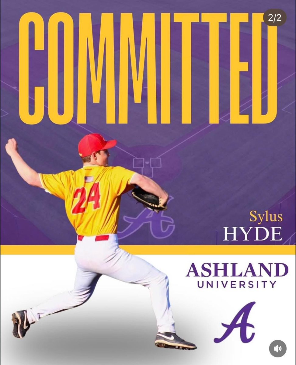 ICHS_Baseball's tweet image. Congrats to our lefty, @SylusHyde on his commitment to Ashland!  Well deserved for a hard working young man 💪🏽