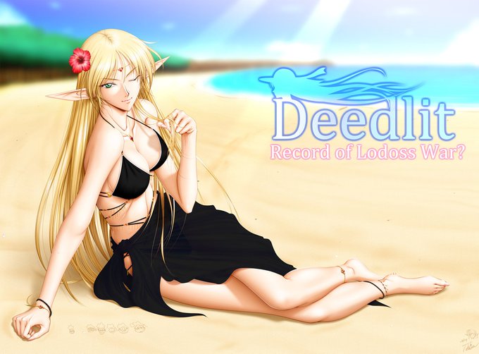 先日FANBOXにアップしたロードス島戦記のディードリットの脱衣水着CG。 
超支援!な向けのブラック仕様のおまけ。
元の白い水着を色々色を調整して黒にした物。
帽子も黒にしようと思ったけどどうも合わず却下。
透けた水着の差分も通常の物とは見た目が結構違ってますね。
https://t.co/pBgs7XIYSq 