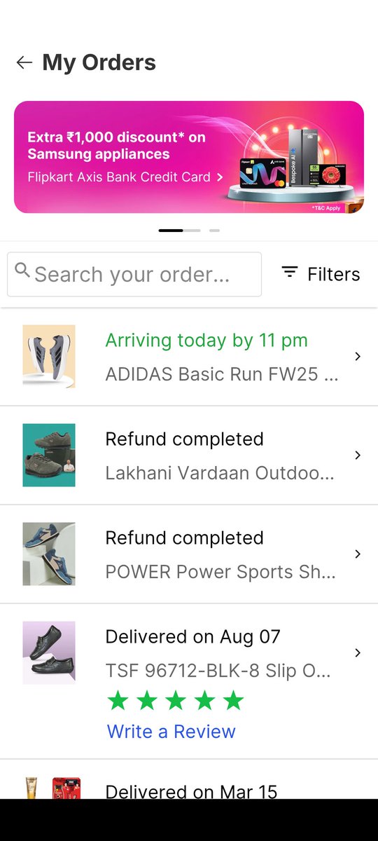 amitdwaro's tweet photo. Since 22nd September, my ordered items were firstly delayed and then cancelled by @Flipkart 
@flipkartsupport 
Their slogan proverbed to mislead, BIG DIWALI SALE
@_Kalyan_K https://t.co/uq1ra5yfzH