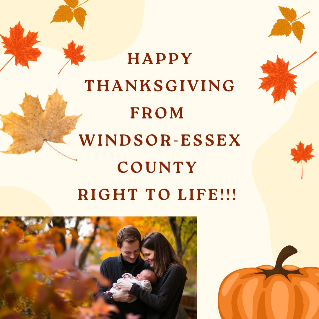 WERTL2541's tweet photo. Happy Thanksgiving From
Windsor-Essex County
Right to Life!!! https://t.co/vifxPvw4mv