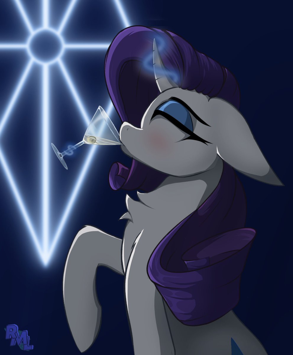 𝐈𝐧𝐤𝐭𝐨𝐛𝐞𝐫 𝟐𝟎𝟐𝟓. 𝐃𝐚𝐲 𝟏𝟑. 𝐃𝐫𝐢𝐧𝐤

This one is kinda nobrainer, martini ultimately fits Rarity. But i like that i'm starting to at least somehow figuring out glass.

#Inktober2025 #Inktober #Rarity #MLP #FIM #pony