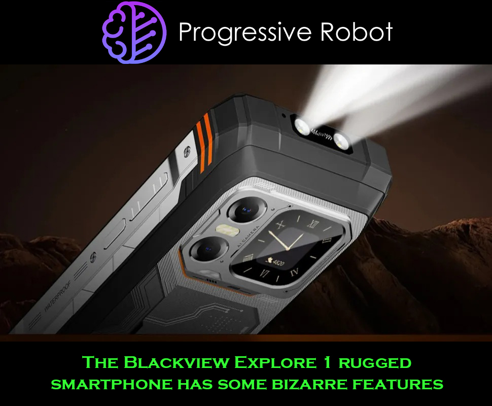 ProgresiveRobot's tweet image. The new Blackview Explore 1 is wild: dual displays, IR remote, and “flame retardancy” 🔥
A 20,000mAh beast built for the bold — or just the curious.
#BlackviewExplore1 #RuggedPhone #TechNews #GadgetGoals