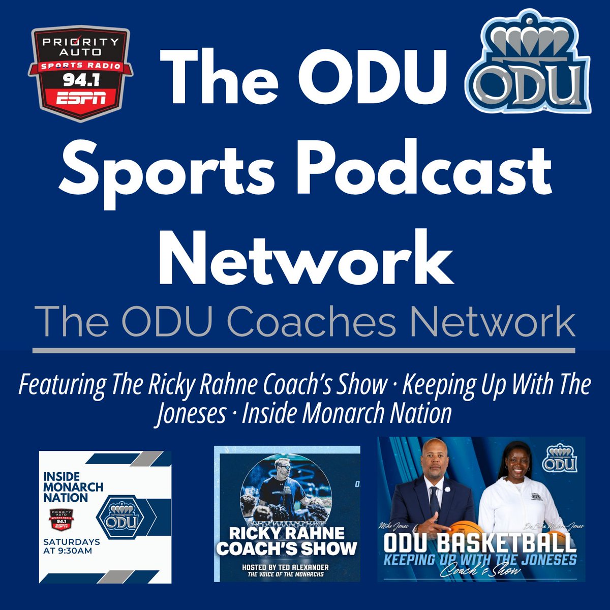Tonight's edition of The Ricky Rahne Coach's Show is available now at espnradio941.com.  Scroll down to our new "ODU Sports Podcast Network" for the show, prior episodes, along with Inside Monarch Nation.

<a href="/JacksonSports/">Scott Jackson</a> <a href="/ODUSports/">ODU Athletics</a> <a href="/ODUFootball/">ODU Football</a> <a href="/TedAlexanderodu/">Ted Alexander</a>