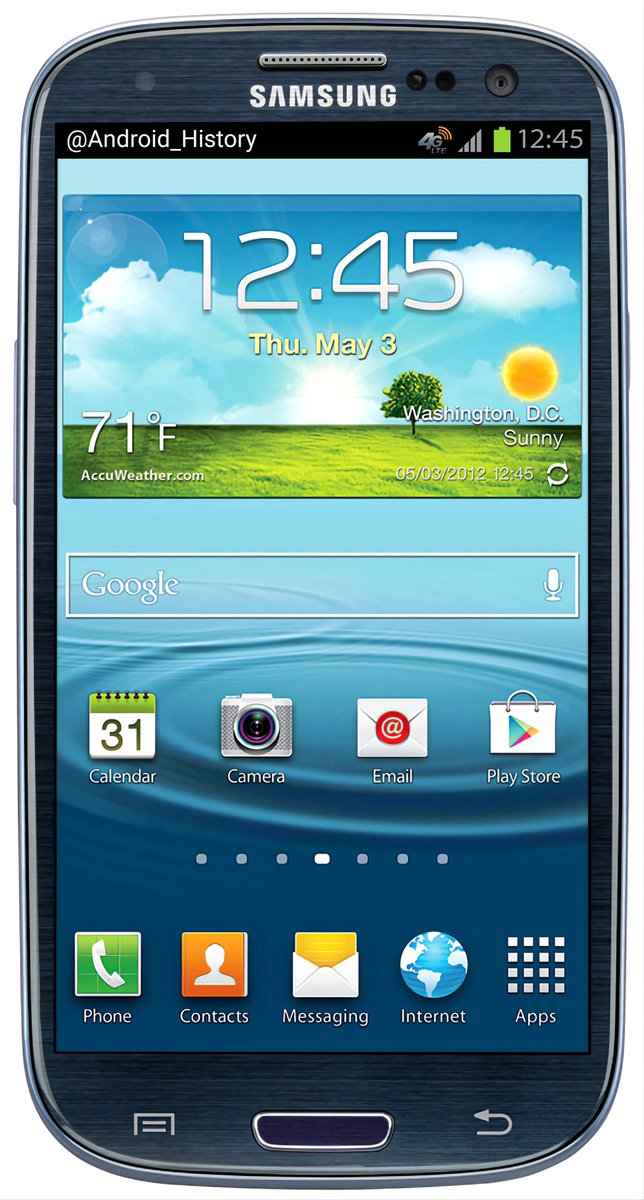 Android_History's tweet image. Do you remember the Galaxy S3?