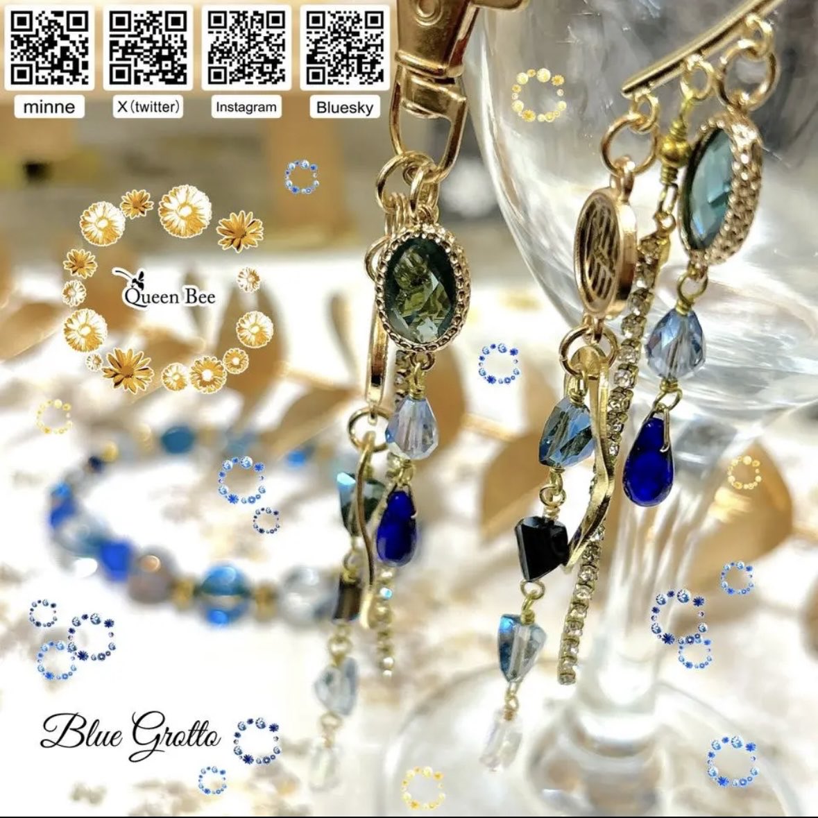 おはようございます😃
今日は用事を済ませてきます🏃

イタリアのバッグチャーム【青の洞窟】
minne.com/items/32295058

🌟再販しました🌟

南イタリアにある
地盤沈下により海面下に沈んだ狭い洞窟。

息を呑むような美しい風景をイメージして組み上げました🌊
