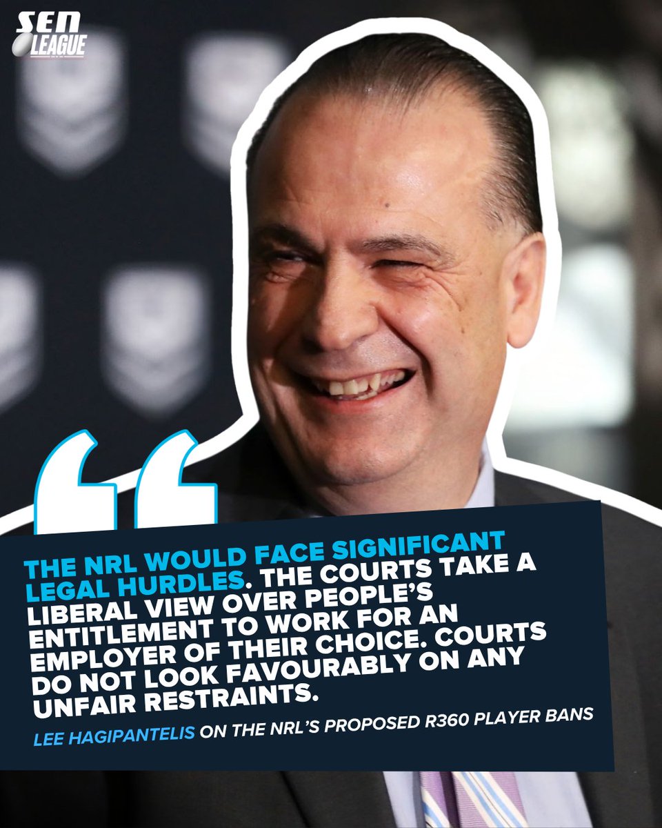 The NRL may face legal troubles if they go through with their proposed players bans. 

#NRL