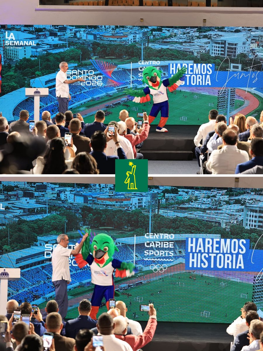 DiarioLibre's tweet photo. |#DeportesDL| El debut se realizó durante el encuentro del presidente Luis Abinader, LA Semanal con la Prensa, esta vez desde el Centro Olímpico

🔗https://t.co/5DU7A3Lw73

#DiarioLibre #Coli #Macota https://t.co/r8VnVxRXC8