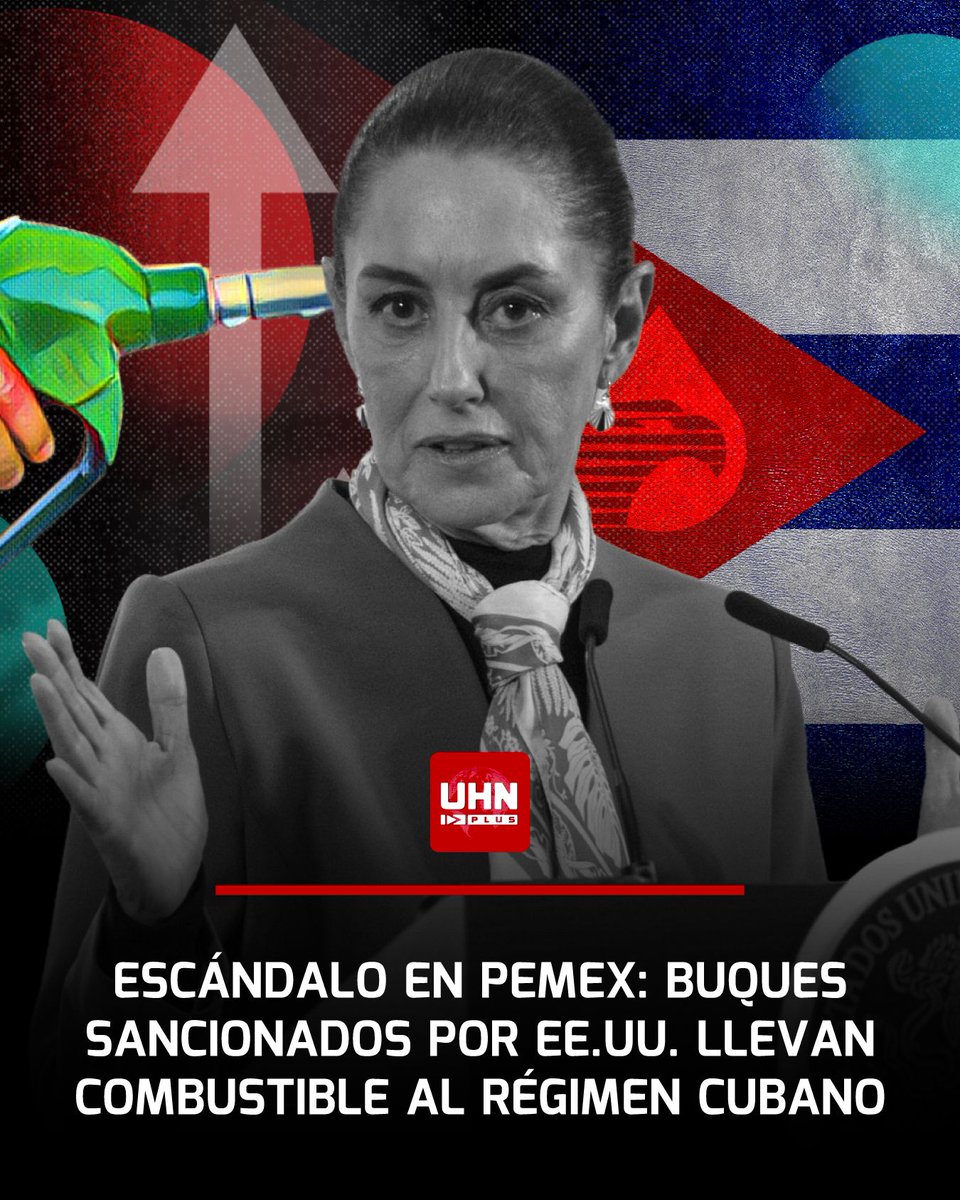 🇲🇽🇨🇺🇺🇸‼️ | ESCÁNDALO MAYÚSCULO EN MÉXICO — Una investigación de "Mexicanos contra la corrupción" revela que el gobierno de Claudia Sheinbaum envió a Cuba más de 3 MIL millones de dólares en combustible subsidiado en solo 4 meses, el triple de lo que López Obrador transfirió en