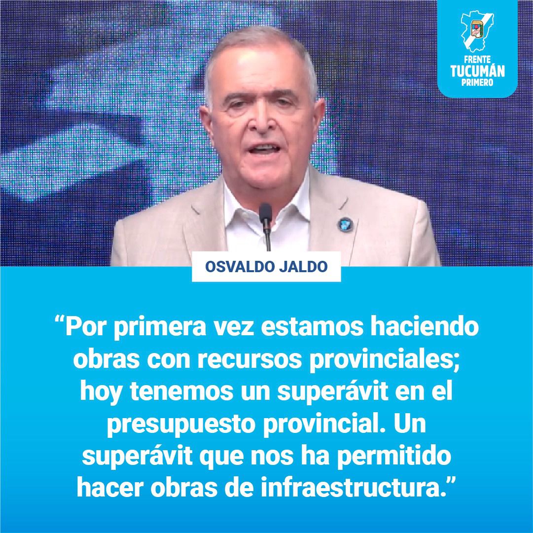 Javier Milei le deberia pedir a <a href="/OsvaldoJaldo/">Osvaldo Jaldo</a> que le unas clases de administración pública 
#PanoramaTucumano
#FrenteTucumanPrimero