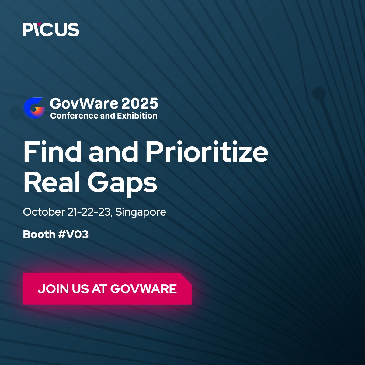 PicusSecurity's tweet image. Not every “critical” CVE is critical for you. At GovWare 2025, discover how Picus pinpoints exploitable risks and cuts the rest from your backlog.

👉 Learn more: hubs.li/Q03NfCsQ0

#GovWare2025 #CyberSecurity #ExposureValidation #AEV