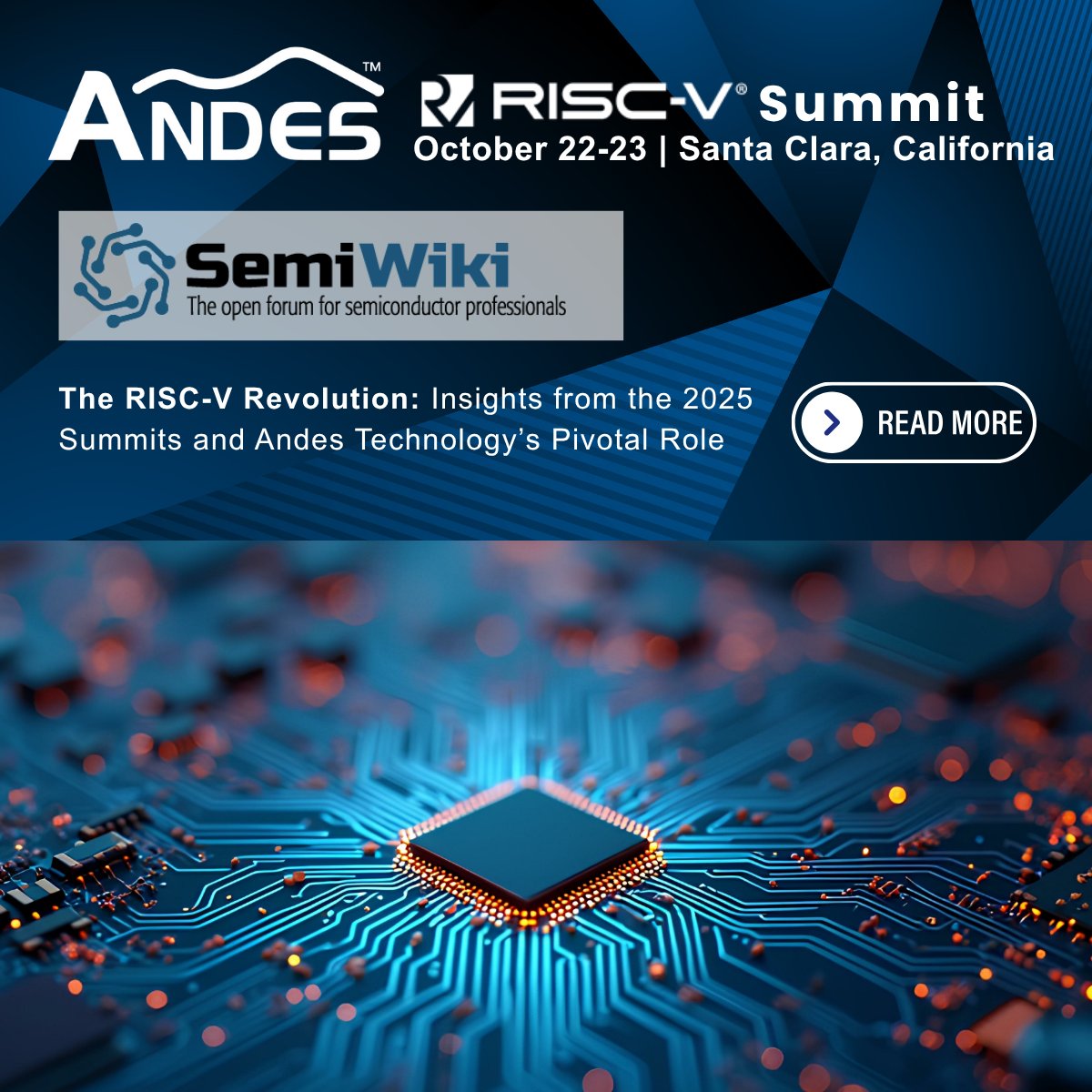 RISC-V is reshaping modern computing - open, extensible, and powering 13B+ cores worldwide.

As a founding member of RISC-V Intl., Andes Technology leads with AI-ready vector processors and global summit engagement.

🔗 Read more: semiwiki.com/ip/andes-techn…

#RISCV #RISCVEverywhere