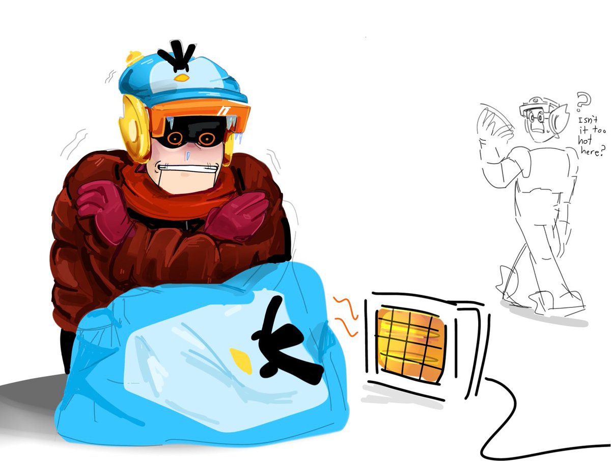 Idk about yall but it’s starting to get cold 🥶