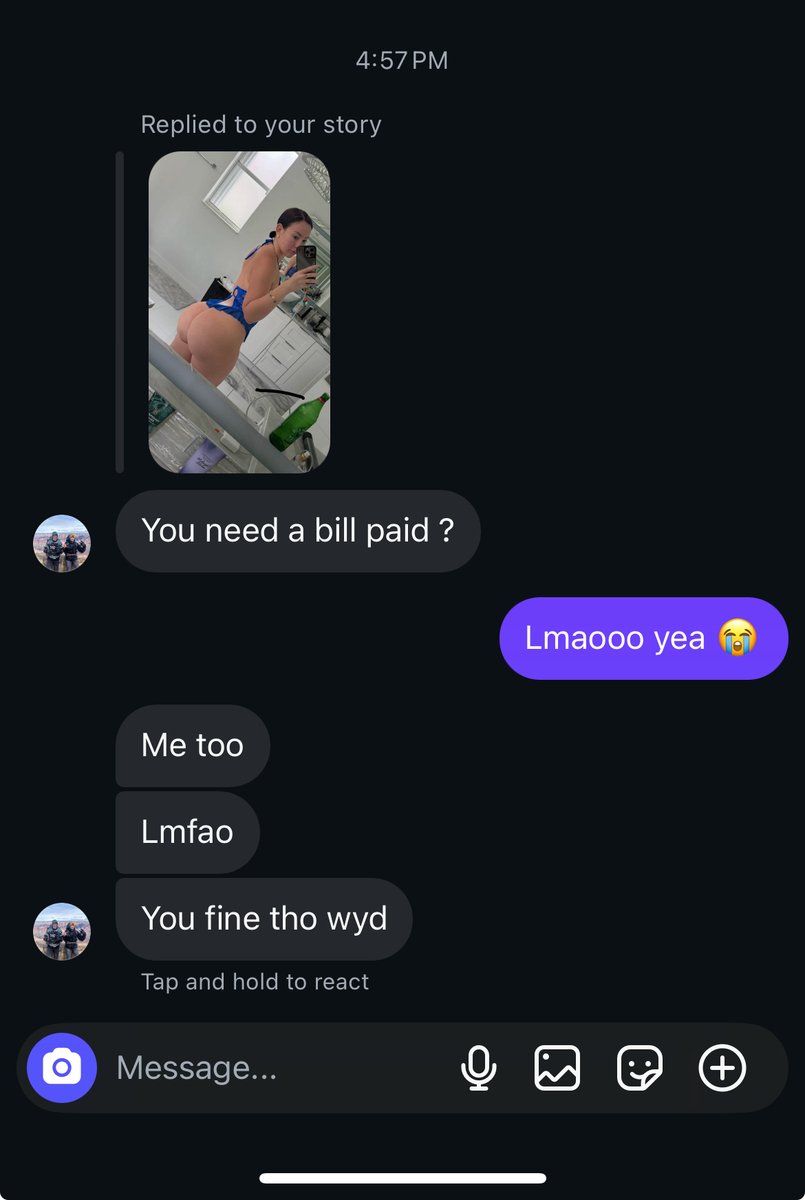 last time i answer a dm fr..