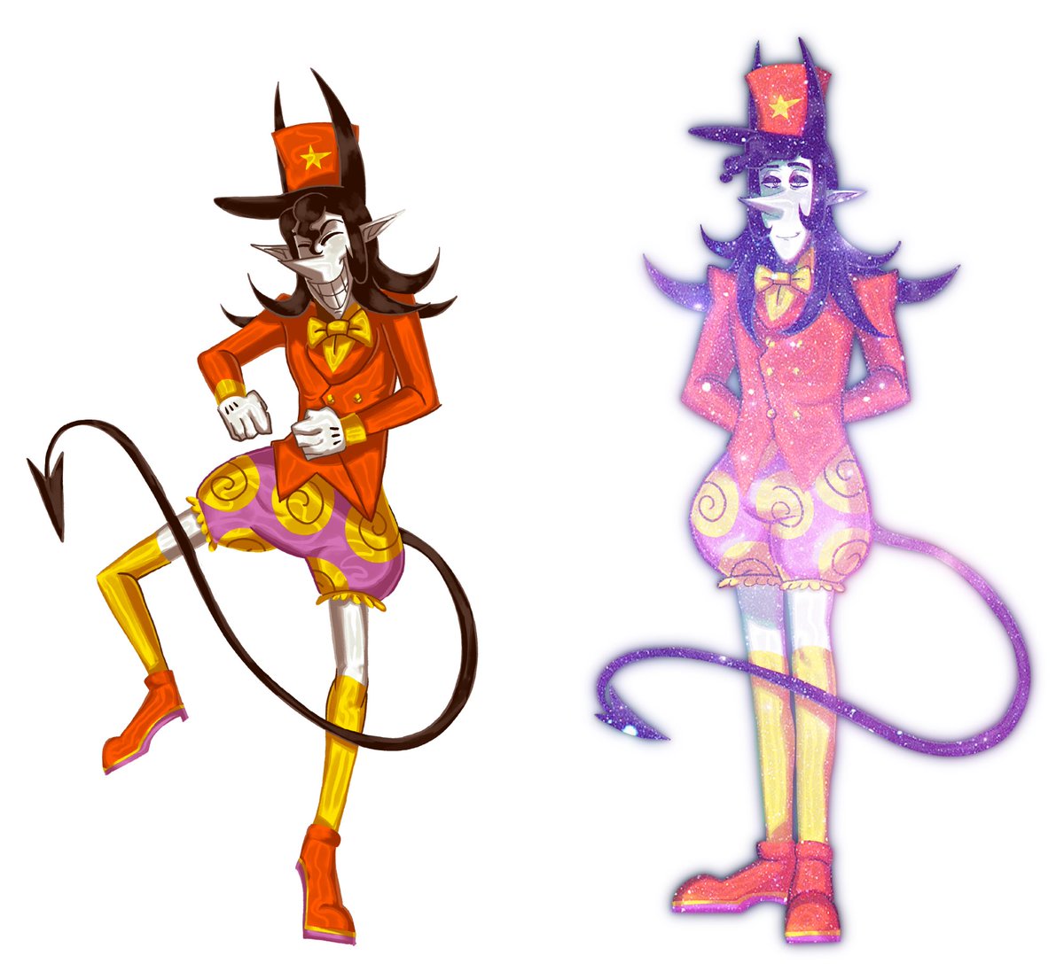 SweetsNeptune's tweet photo. Kaishi’s phases and his God form, after a certain think that happenned. (I need to draw his past versions before the circus.)

The 2nd phase will be explained in the comments)

#ZAELANDAWONDERWORLD #clown #circus #chineseoc https://t.co/FWUMxE1N2R