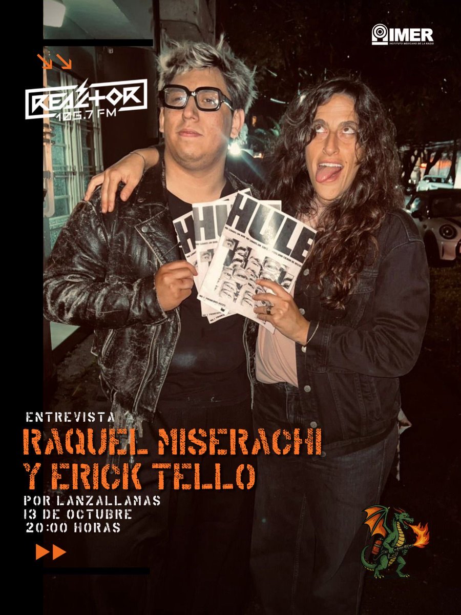 raquel miserachi (@salvenseustedes) on Twitter photo el <a href="/charlyarreguin/">Charlie Arreguin</a> nos invitó al #lanzallamas105 a platicar sobre HULE. sintonice <a href="/Reactor105/">Reactor 105.7 FM</a> a las 8 pm. el <a href="/charlyarreguin/">Charlie Arreguin</a> nos invitó al #lanzallamas105 a platicar sobre HULE. sintonice <a href="/Reactor105/">Reactor 105.7 FM</a> a las 8 pm.