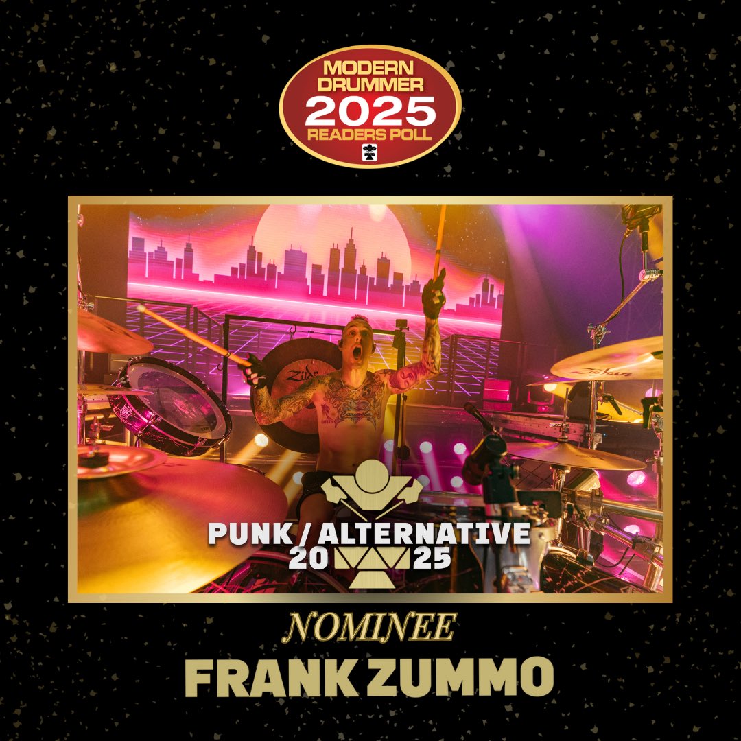 What an honor! Please vote for me in the Punk/Alternative Category! ❤️🥁 Thnx MD!

moderndrummeradmin.survey.fm/2025-md-reader…