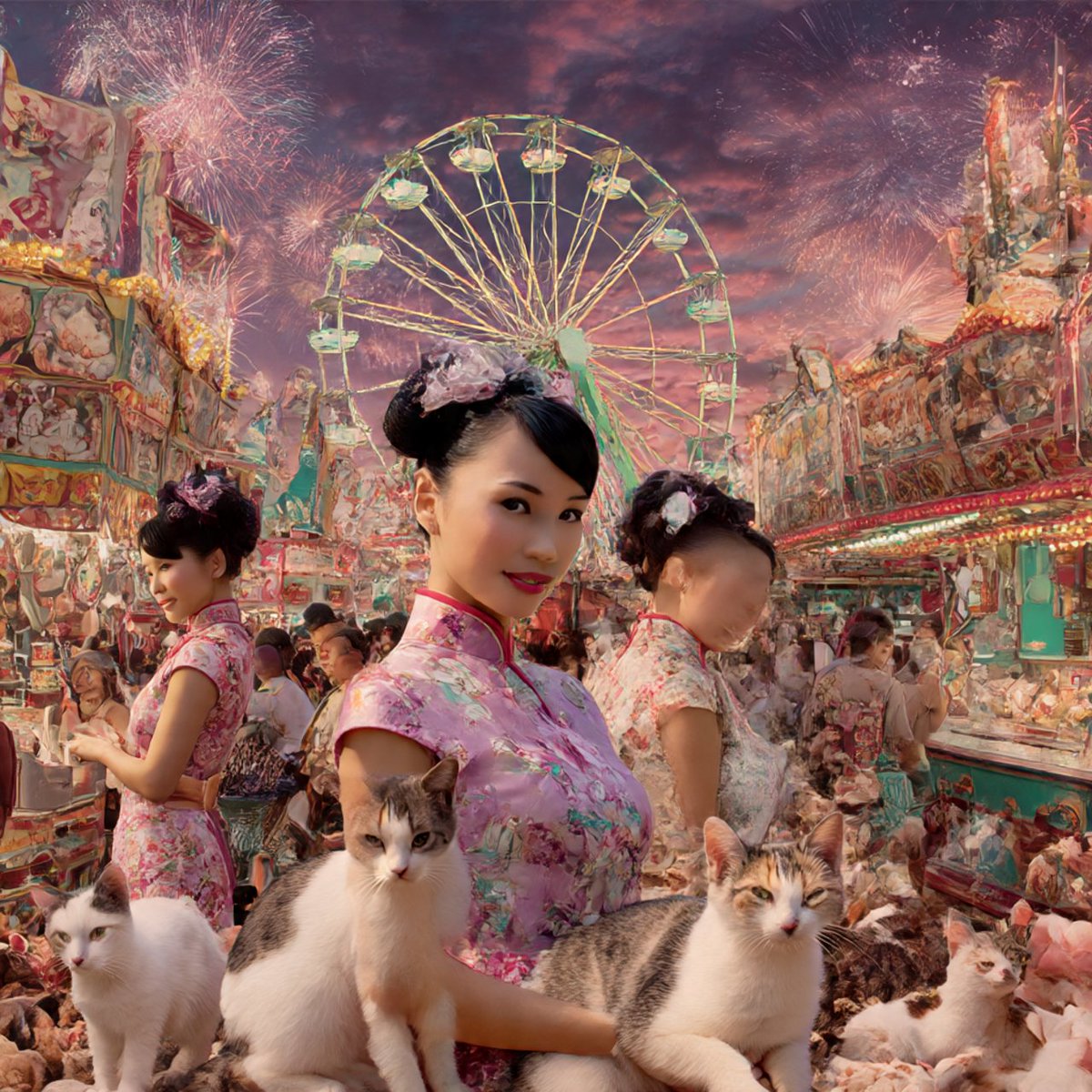 StephenSipila's tweet image. #AuthorsOfTwitter #authors #Author #authorscommunity #AuthorLife #authorhighlights A carnival made up entirely of Asian women and cats and Asian women and cats themed rides and games. I can say that that's my idea of a fun carnival! Part One.