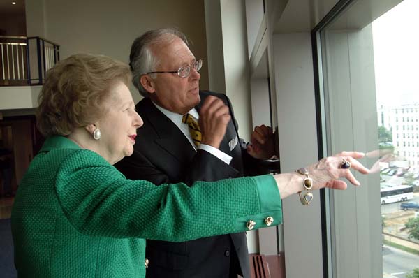 The great Margaret Thatcher was born 100 years ago today!

We’re grateful for the Iron Lady for many reasons, but among them is the fact that The Margaret Thatcher Center for Freedom at The Heritage Foundation was established with the direct support of former Prime Minister