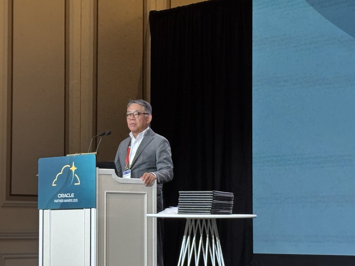 kanemoto18's tweet image. #Oracle #AIWorld Day1
Partner Success Summit Japan Regional Reception が開催されました🇯🇵
日本のパートナー各社が一堂に会し、Oracleとパートナーとの未来について三澤さんより熱く語られた特別な時間でした(^ω^)
#OCI #ERP #ADXConsulting #OAW