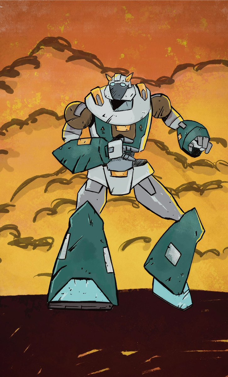 My go at ‘Skybounding’ my robot character Neut.