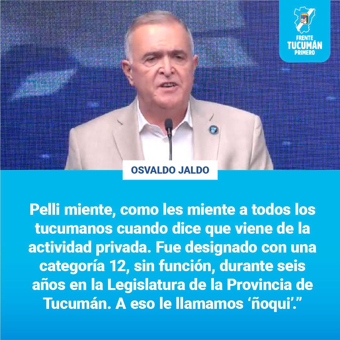 Los candidatos de Milei siempre fueron la casta y ñoquis.
