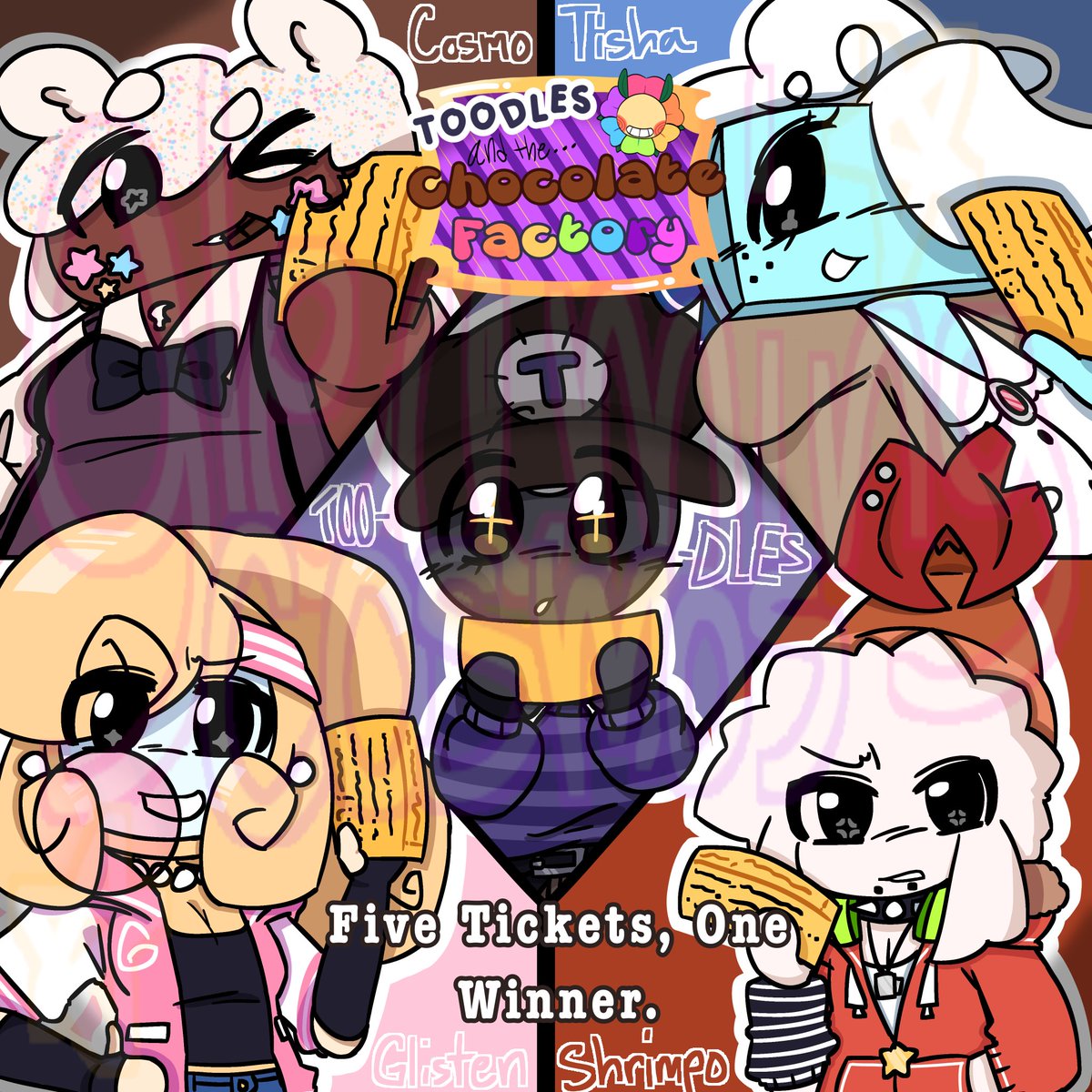 gleamingcosmos's tweet image. whatever go forth my lucky winners. poster thing?????ig.
| #robloxart #ToodlesandTheChocolateFactory #TATCF #dandysworldau #dandysworld #cosmo #glisten #tisha #shrimpo #toodles #poster |