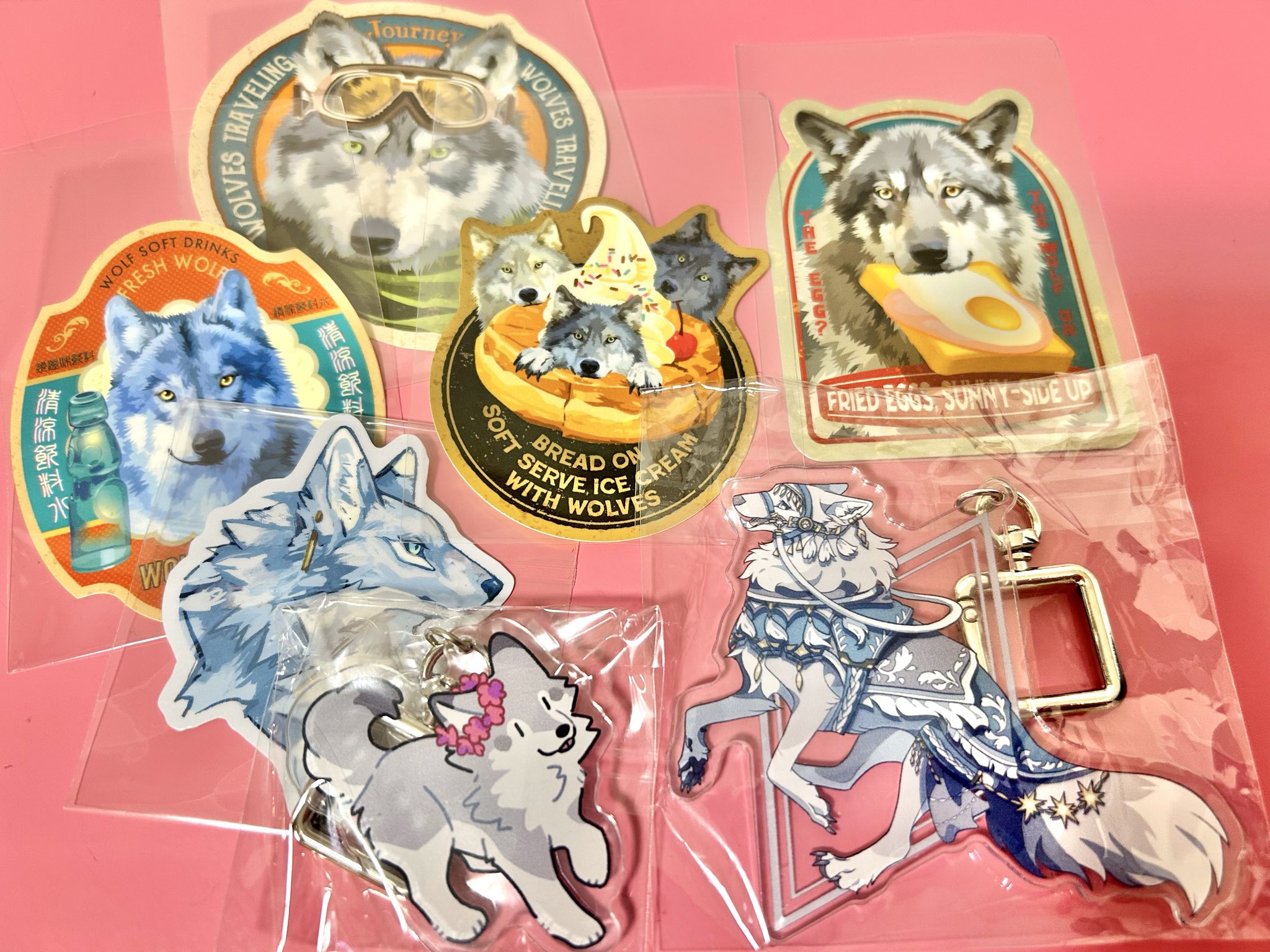 オオカミとフクロウ　オオカミと春クマのヴィーカ　キナリ オオカミとフクロウ オオカミと春クマのヴィーカ キナリ