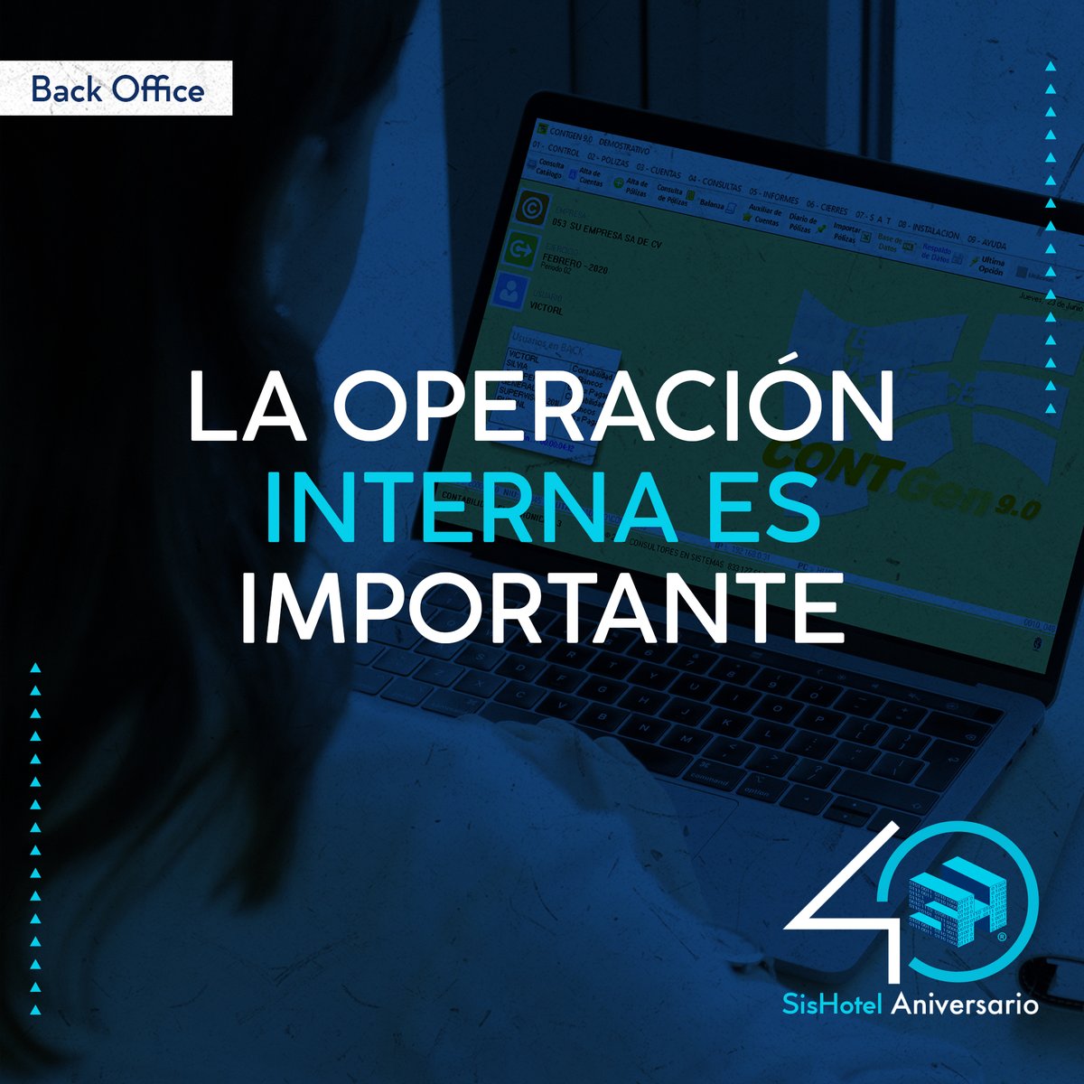 SisHotel's tweet image. El Back Office facilita la comunicación interna y asegura la eficiencia en todas las operaciones.

SisHotel 40 años al servicio de la hotelería.

#SisHotel #SisHotel40 #OperaciónBajoControl
#PMS #Backoffice #industriahotelera #softwareparahoteles #software