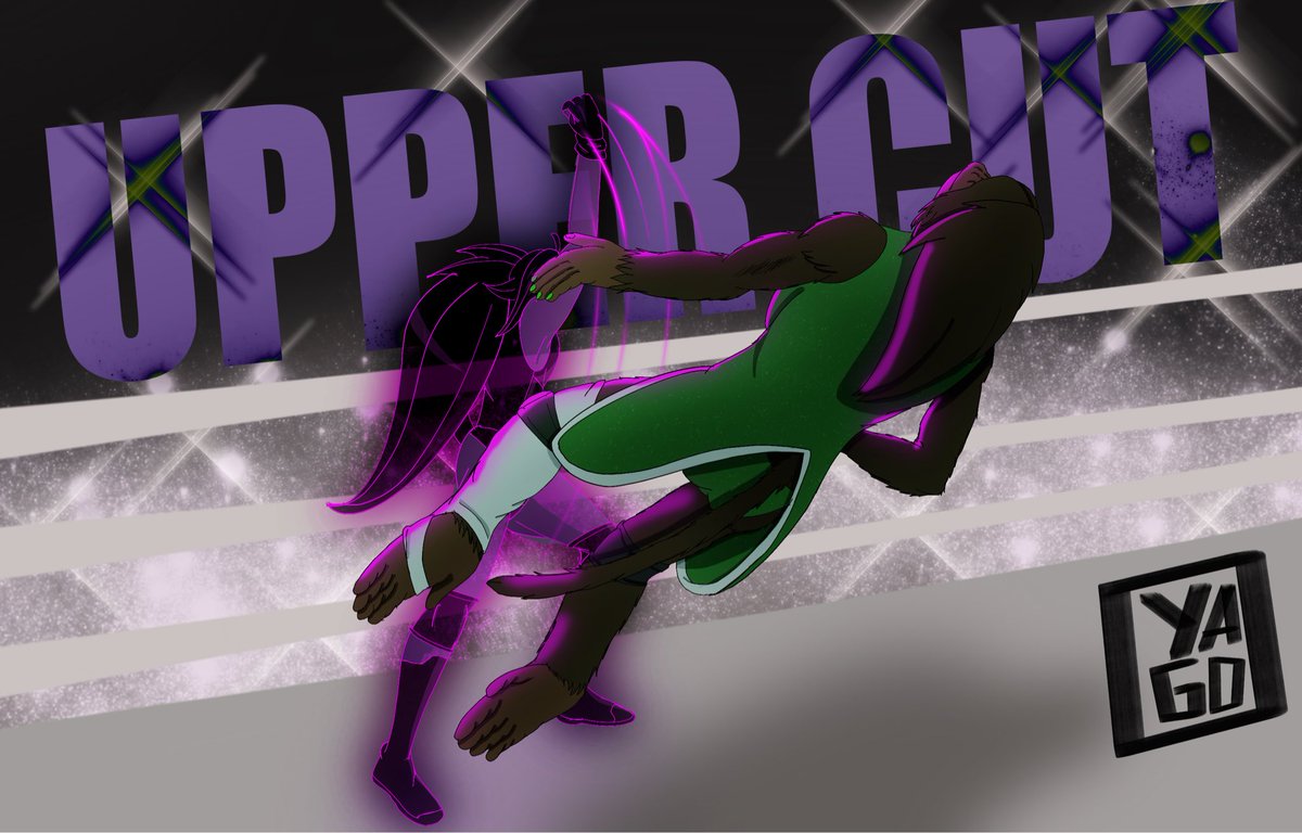 yagosoro's tweet image. #artober  / #Fightober day 14 uppercut

This is a sequel of the artober 2024

 #Shadowline is a oc belong to @_DRAKEHERNANDEZ 

Nashi is my oc 

#artober2025 #oc