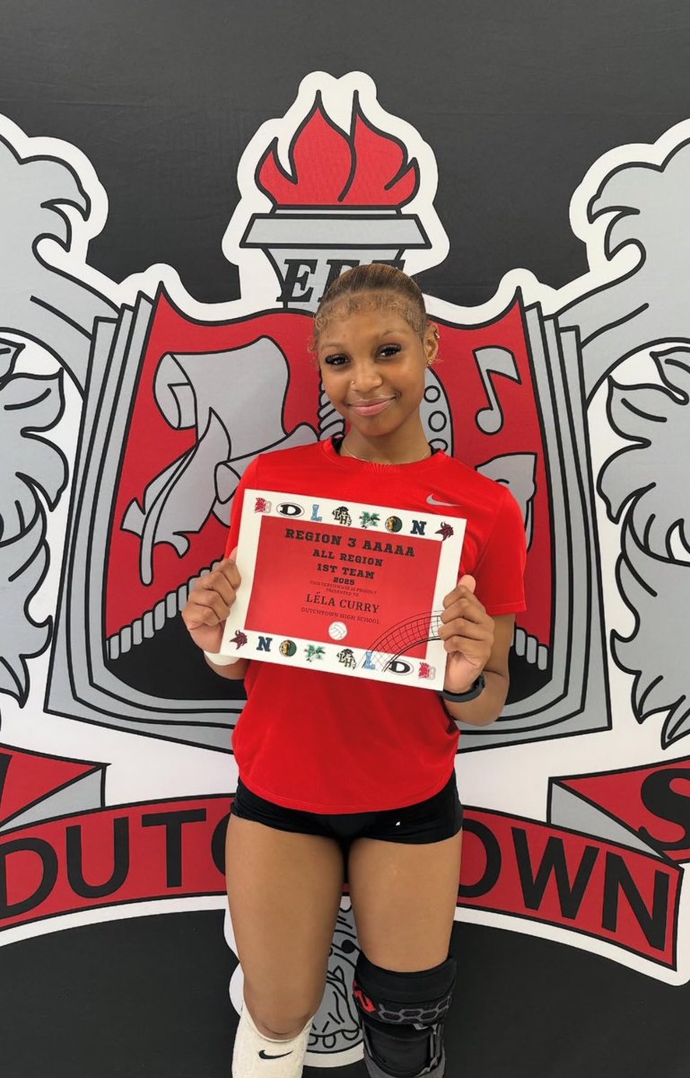 Congrats <a href="/Lelacurry_11/">Lelacurry11</a> 1st Team All-Region 3-AAAAA❤️🖤 (Setter)…3.9 GPA….Shes available colleges!!!