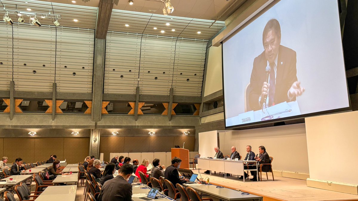 On October 4, #NIED President Dr. Takara participated in RACC17 (Regional Action on Climate Change), an international symposium held in Kyoto 🇯🇵, discussing how #heatwaves and #heavyrain affect people’s lives and #foodsecurity. 
#ClimateChange #DRR