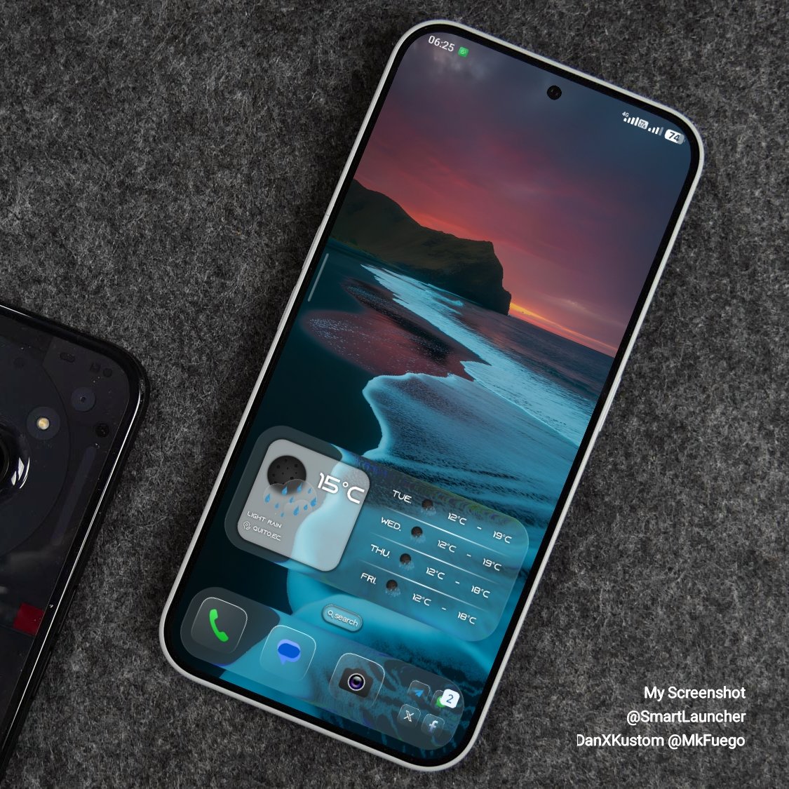 MkFuego's tweet image. Good Day friends
My Screenshot
@SmartLauncher
Wallpaper 👇🏾 and Widgets by me @MkFuego
Icons #HiperOsIcons by @AndroidTools3
Mockup by #WalterTomiati via #CreativeApp by @KubixStudio
#KWGT #Android #Xiaomi #HyperOs