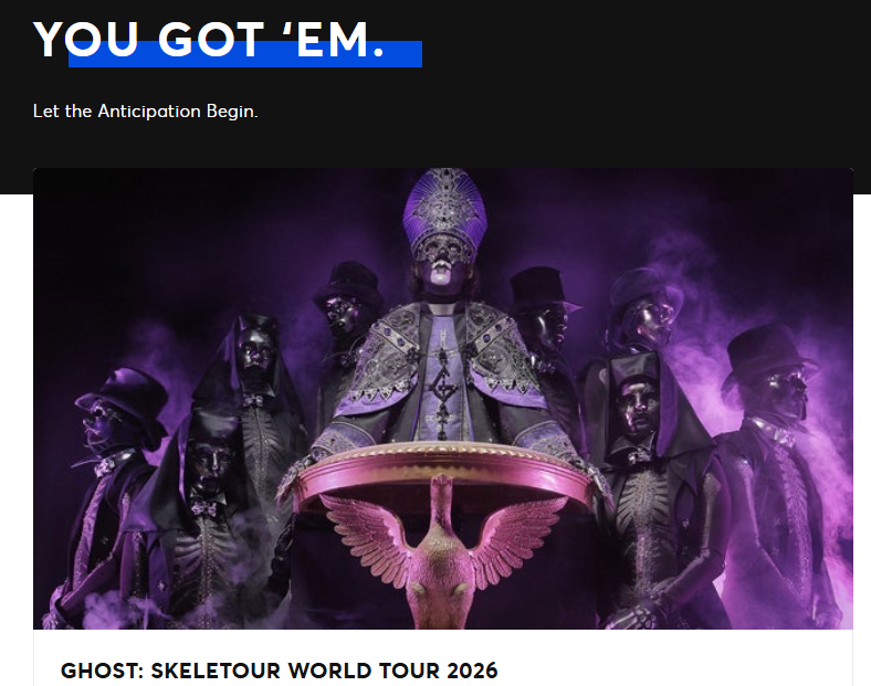 i chickened out and missed my chance to see copia at the re-imperatour. i am NOT going to miss my chance to see perpetua at the skeletour. 

💀💜