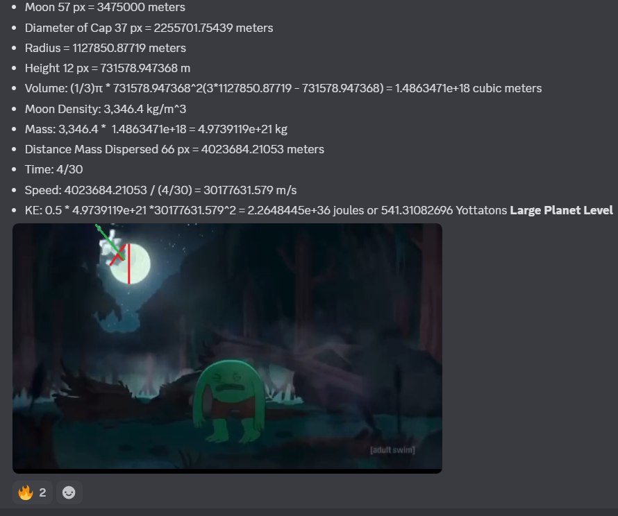 unkn0wnaether's tweet image. shoutout to oomf (@Aglet29998309) for calculating this lmao.

over ten quintillion (19 zeroes) times stronger than the strongest nuke made, the tsar bomba