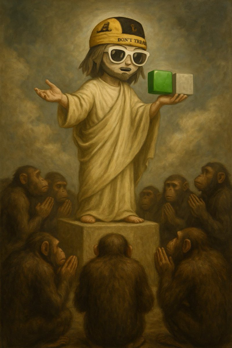 monkeshiter's tweet image. Join pumpfun cult, be one of us🟩⬜️

CU7kipdz12vgsVDDHMRKJxahiGhaXQDHLvSNJJoTpump