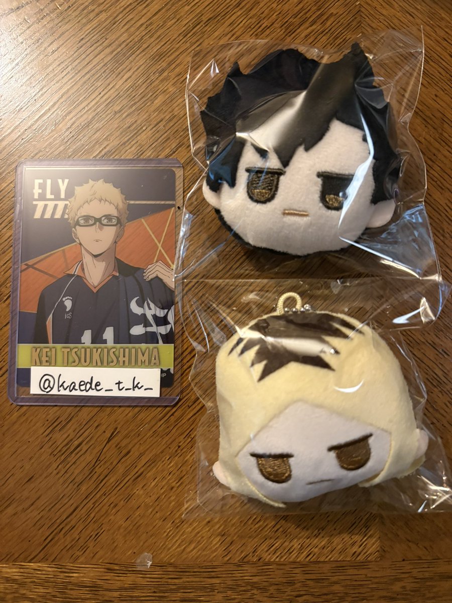 【交換】
ハイキュー!!
フェイスぬいぐるみキーホルダー

譲：黒尾鉄朗・孤爪研磨
求：月島蛍

郵送又は池袋・秋葉原での交換希望です。
検索よりお気軽にお声掛けください。