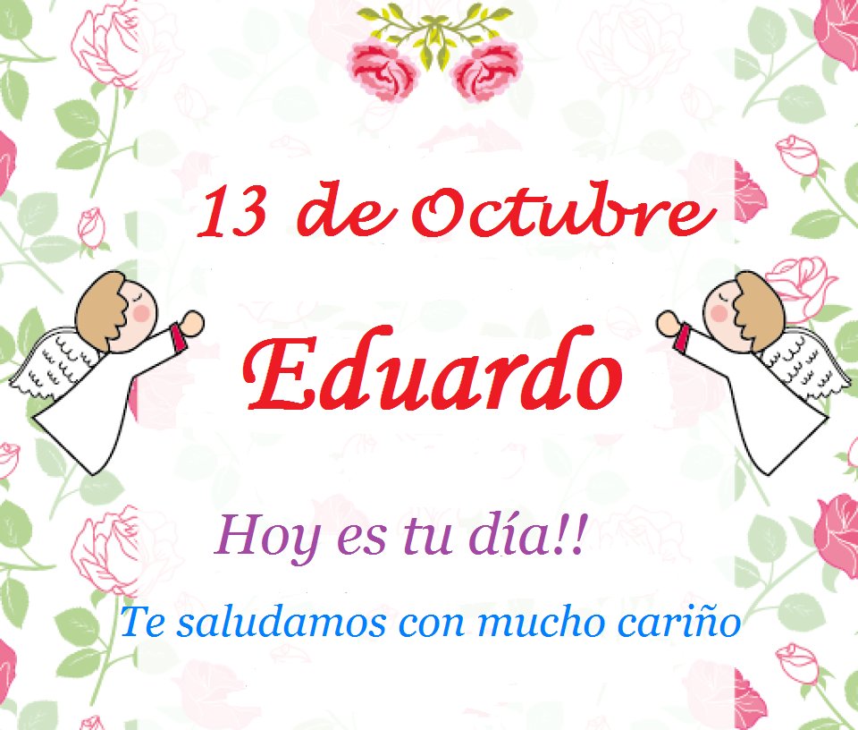 El nombre Eduardo tiene su origen en el antiguo nombre anglosajón Eadweard. A su vez Eadweard procede de dos términos germánicos: hord, que significa riqueza, y weard que significa guardián. Por tanto, literalmente, el significado del nombre Eduardo es “el guardián de la riqueza”