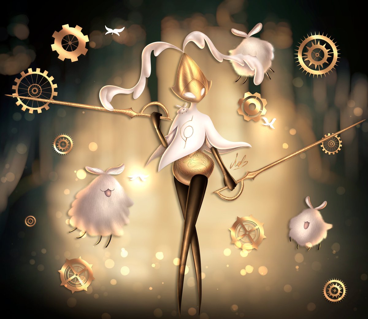 #HollowKnightSilksong #Silksong #SecondSentinel #FleaSilksong #Fanart
Glad to draw Senty many years later.