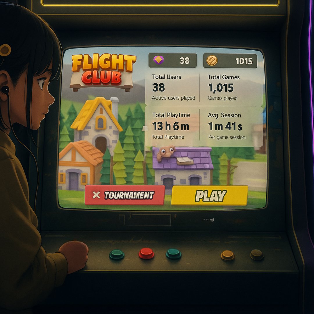 skllcade's tweet photo. We officially wrap up Tournament #2 of "The Royal Flap".

- 38 total players
- 1015 total games
- 13h 6m total playtime
- 1m 41s average session

Thank you to everyone who proved themselves.

We got one more tournament this weekend. Be ready. Skill issue? https://t.co/nJ35o2MIEV