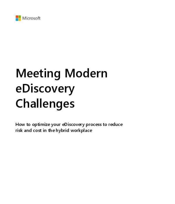 defence_next's tweet image. More content, more complexity, more cost — eDiscovery isn&apos;t getting any easier. Download the whitepaper to see how @msftsecurity meets the challenge. 💪 stuf.in/bhab64