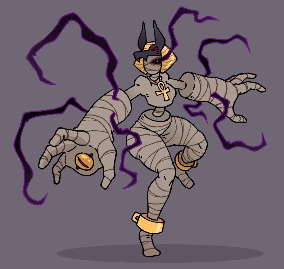 random halloween oc #3 : souls vessel mummy