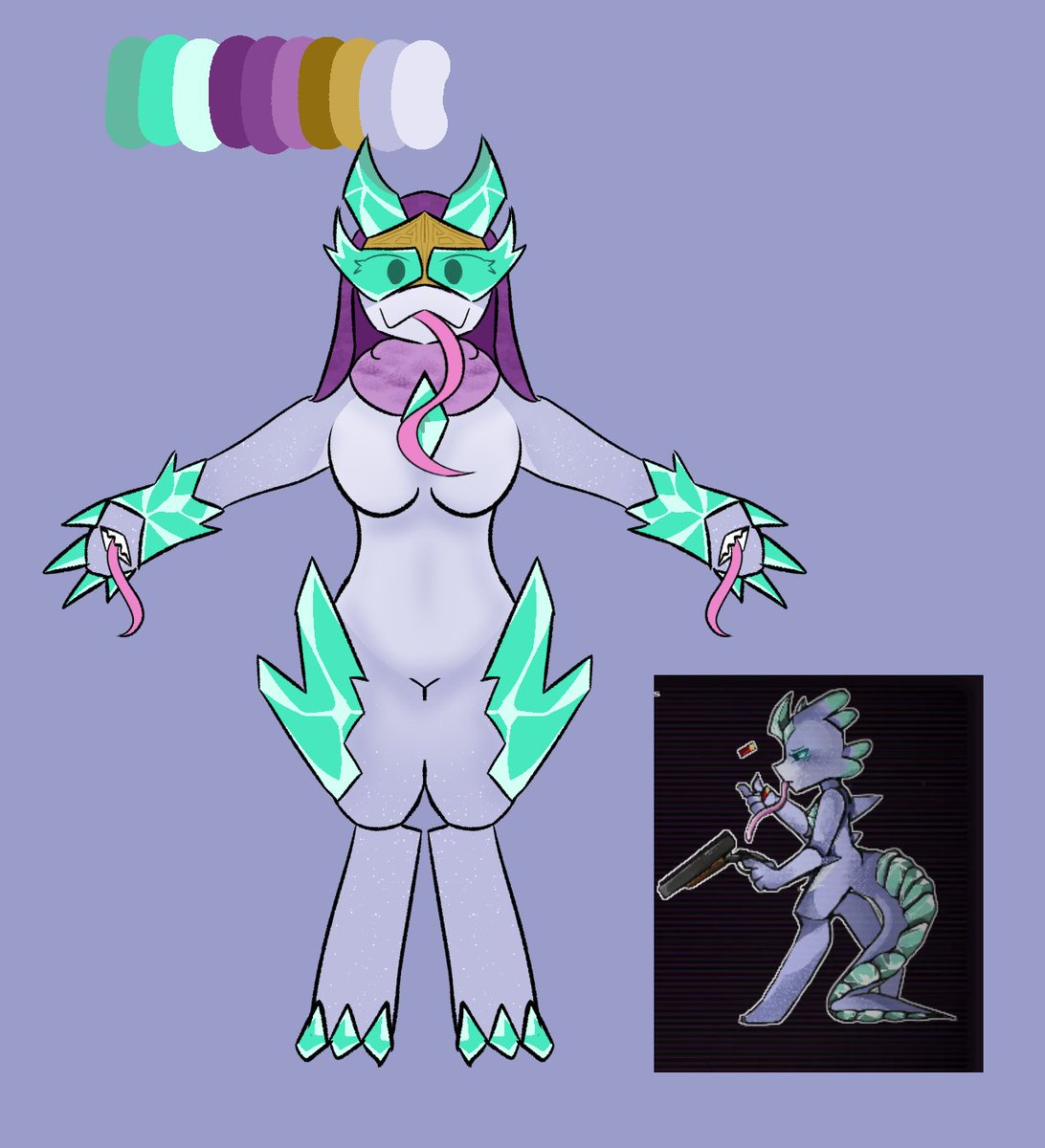 xelliepurr's tweet photo. Custom for @ComCalukiArt !

Halloween art STILL coming soon sorry... https://t.co/lWqC3y88js
