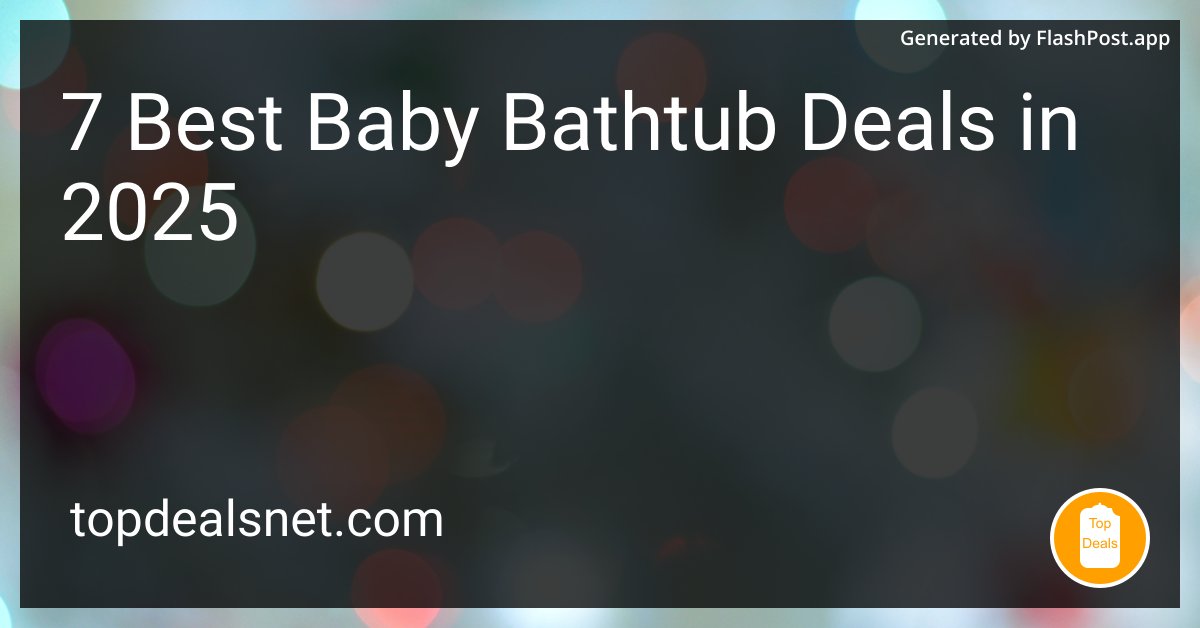 devhubbycom's tweet image. 🤔 Can I wash my rubber ducky in these bathtubs too? Asking for a friend. 🦆
Source: topdealsnet.com/blog/best-baby…
#BabyJoy #BabyEssentials #BabyShopping #CutestBath #bestbaby #cutebabies