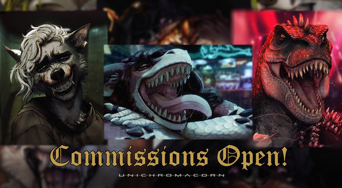 Hello Hello! I am open for commissions :D 
If interested see my caard link for prices and a link to the server to order! (in bio and posted below)