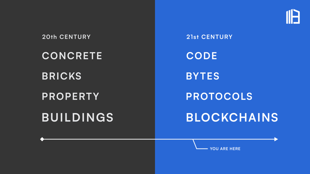 Today I publicly announce the new tagline for Building, Inc.

We are the Digital Standard for real estate.

As property moves on-chain, we're defining how it looks. How it feels. How it transacts.

To celebrate, we've released a brand new version of building.inc