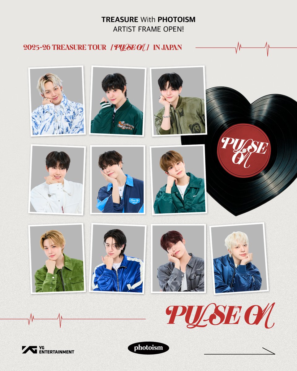 PHOTOISM X TREASURE FRAME OPEN ! 『2025-26 TREASURE TOUR [PULSE ON