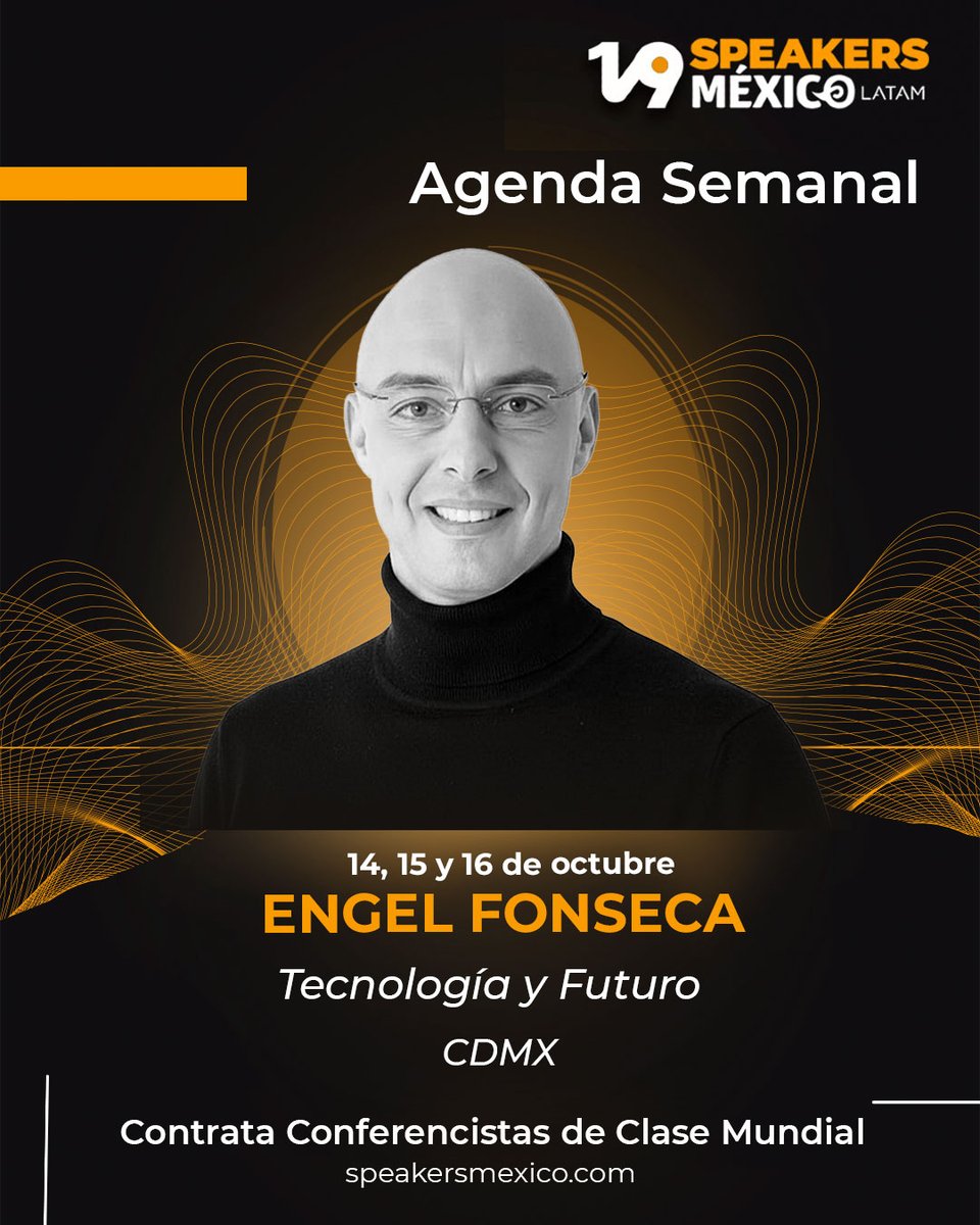 Esta semana en Speakers México, empresas apuestan por ideas que transforman: Motivación, liderazgo, tecnología, ventas y más.

¿Necesitas un conferencista para tu evento?
📞 55 5680 6051 | 🌐 speakersmexico.com

#SpeakersMéxico #ConferenciasEmpresariales #Conferencias