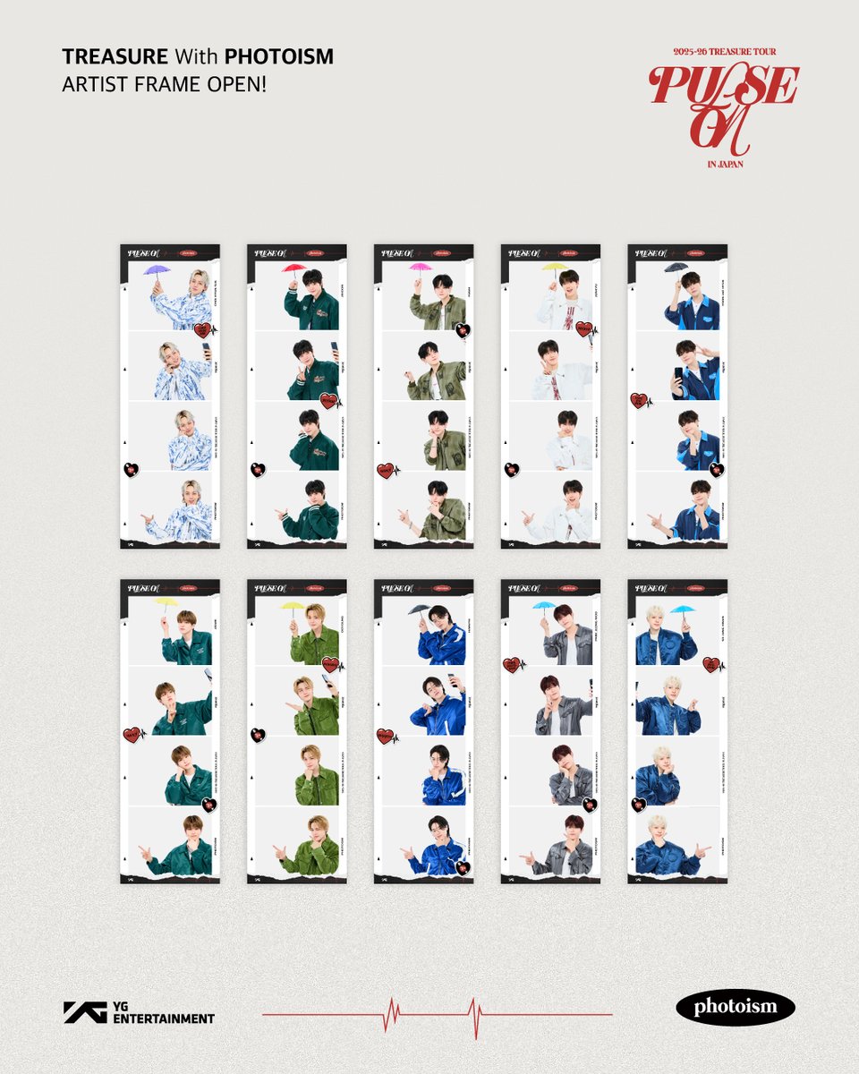 ボイプラ2 イジョン セミファイナル観覧特典 直筆メッセージ入り生写真 PHOTOISM X TREASURE FRAME OPEN ! 『2025-26 TREASURE TOUR [PULSE ON